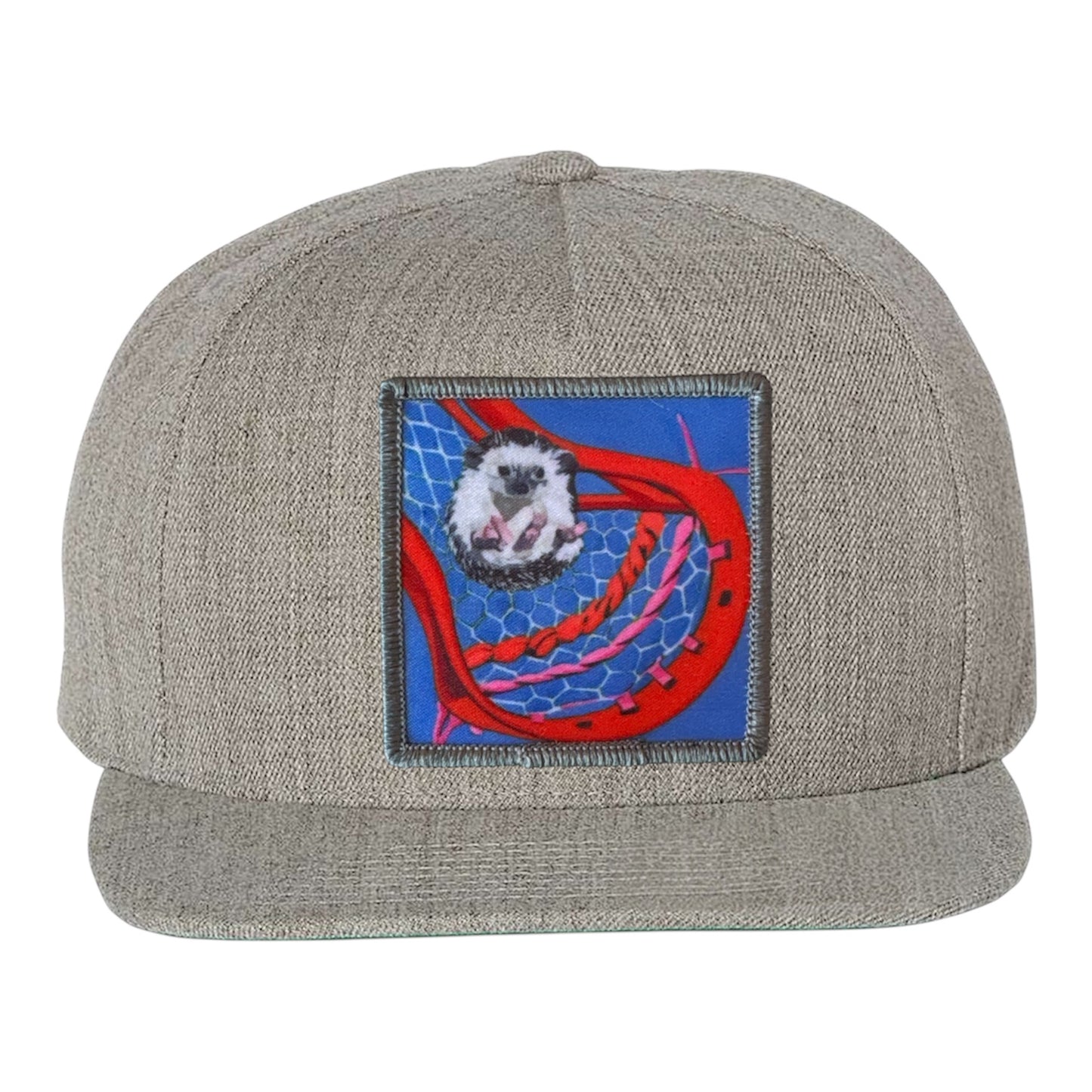 Heather Grey Snapback Hats Flyn Costello Ballhog