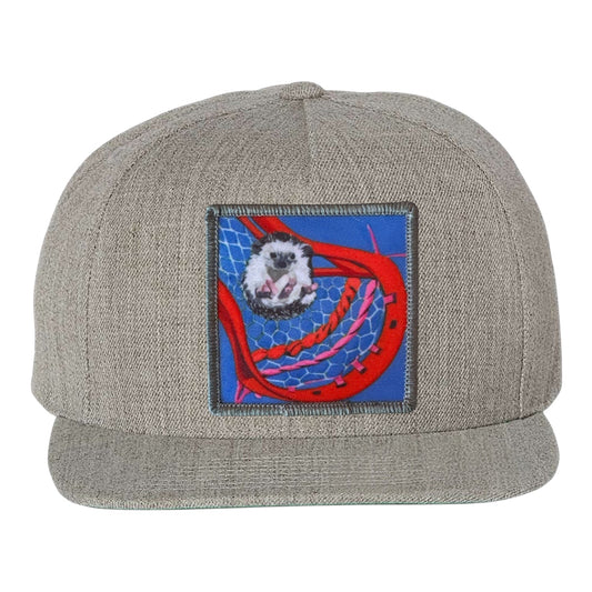 Ball Hog Snapback Cap Hats FlynHats Heather Grey