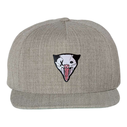 NOT DEAD YET Snapback Cap Hats FlynHats Heather Grey Small