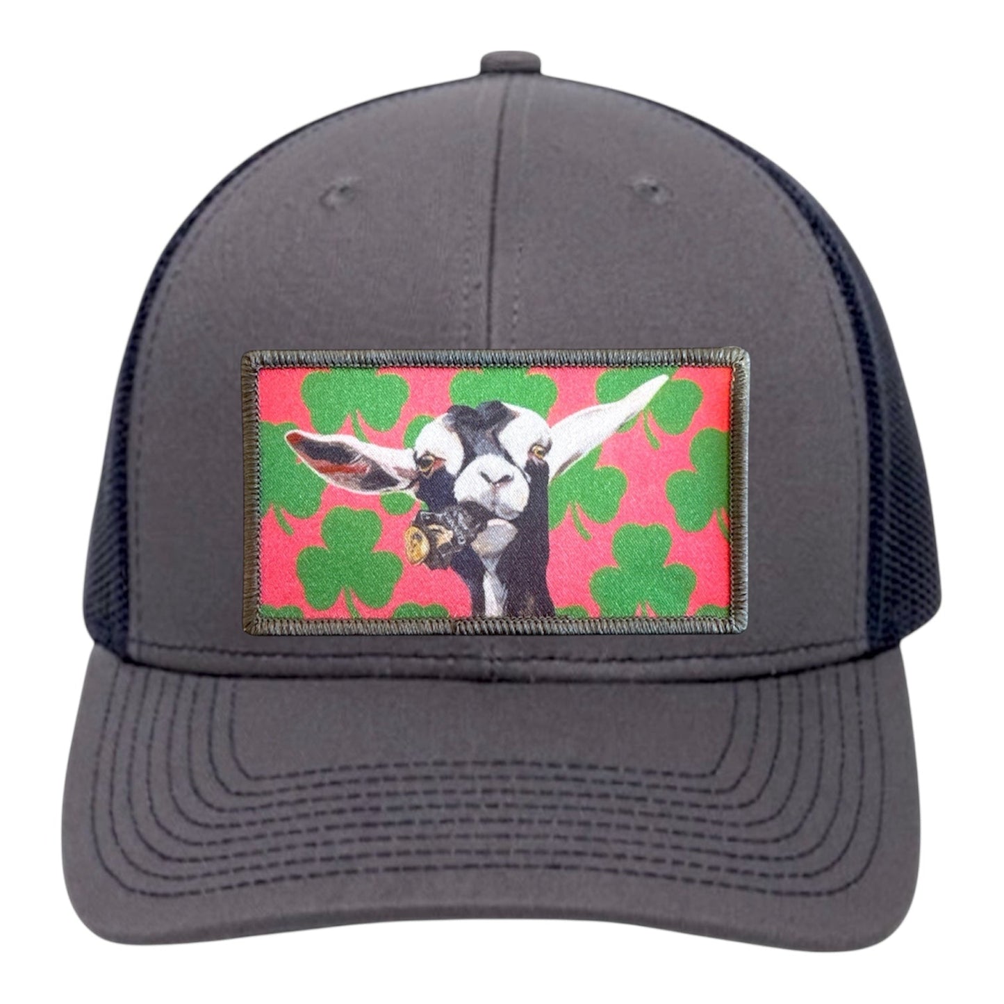Can Crusher Trucker Hat Hats FlynHats Charcoal/Navy