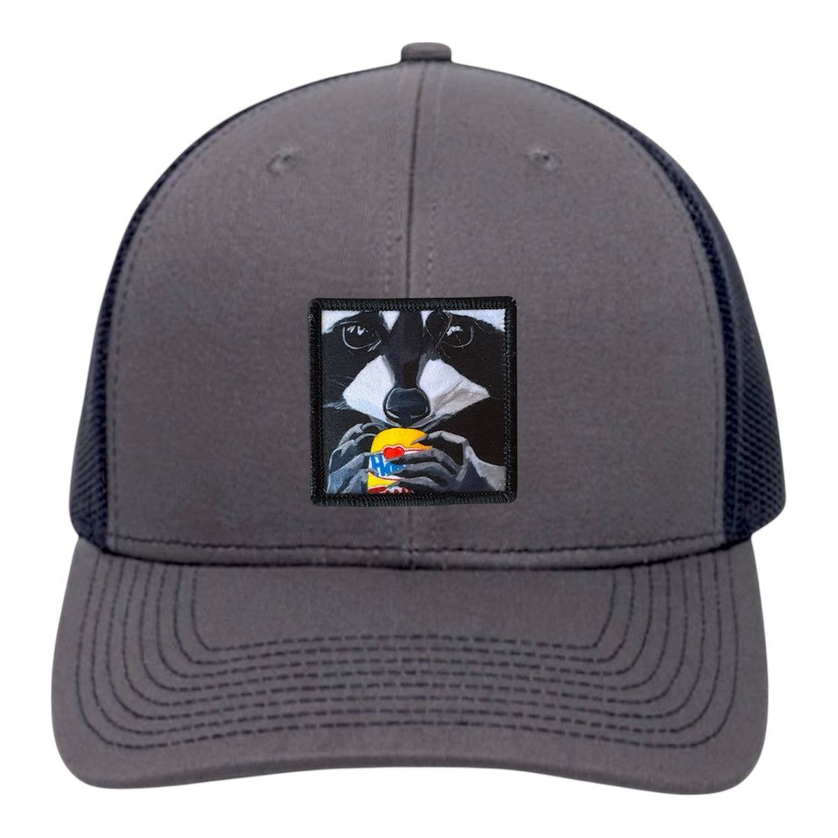 The Snack Kid Trucker Hat Hats FlynHats Charcoal/Navy