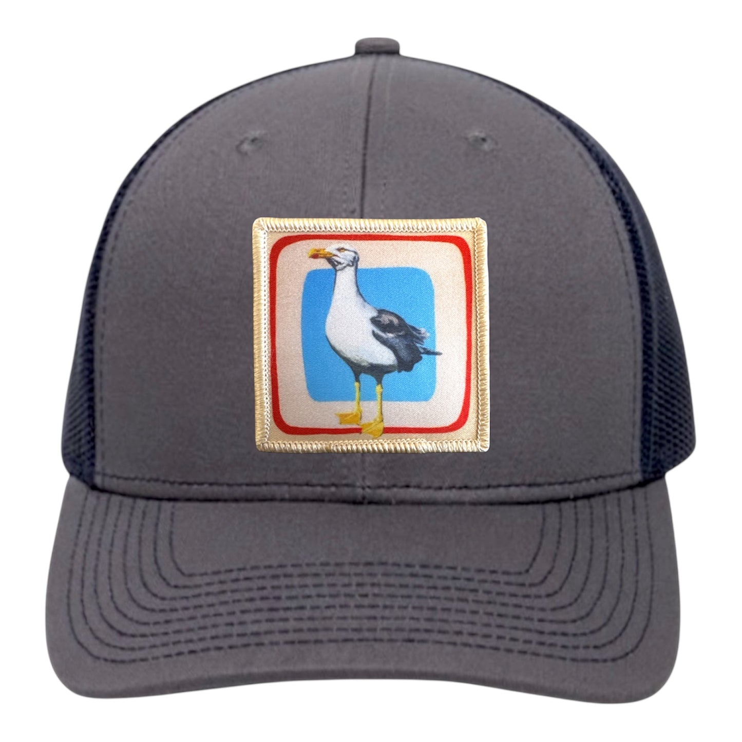 Charcoal/ Navy Trucker Hats Flyn Costello Seagull