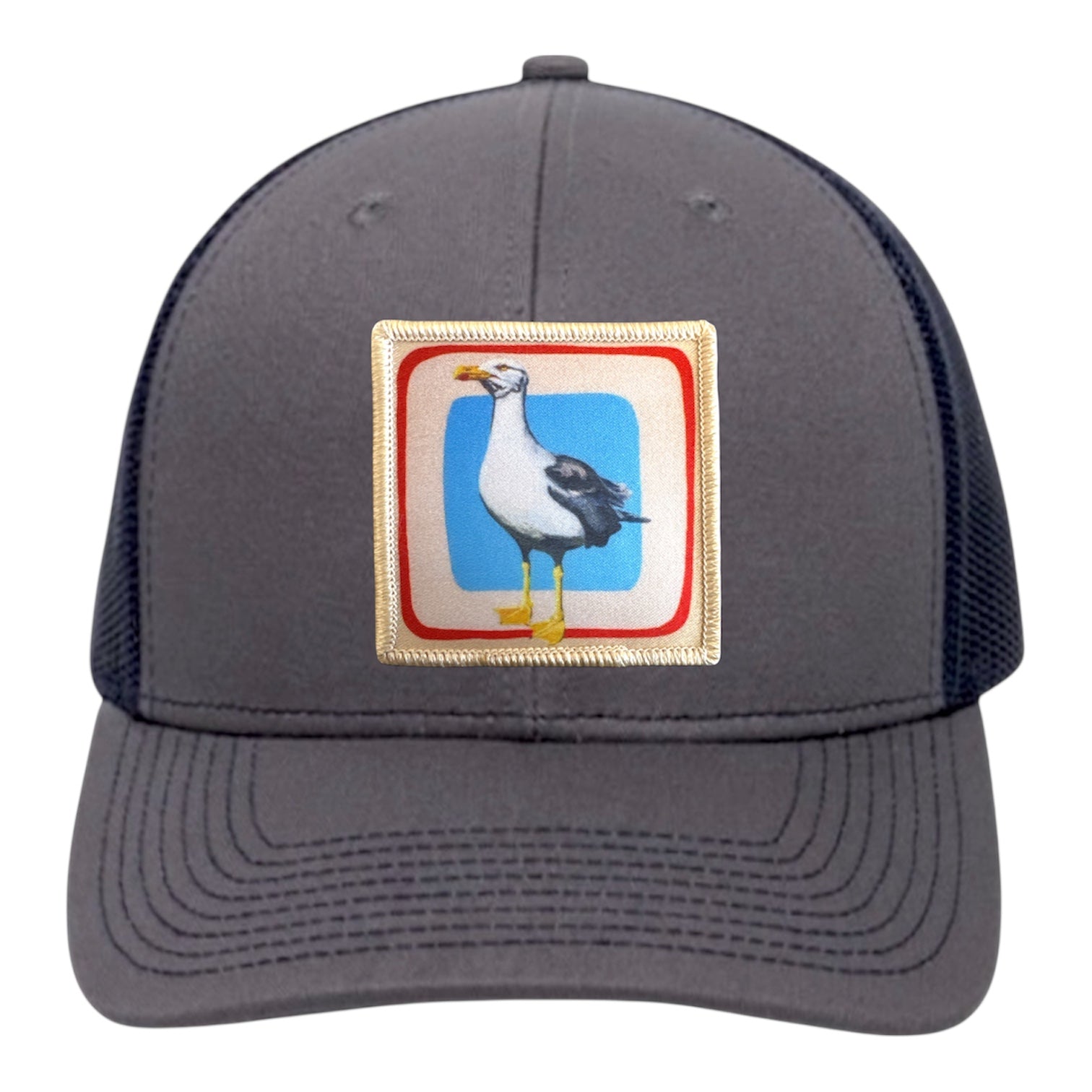 Charcoal/ Navy Trucker Hats Flyn Costello Seagull