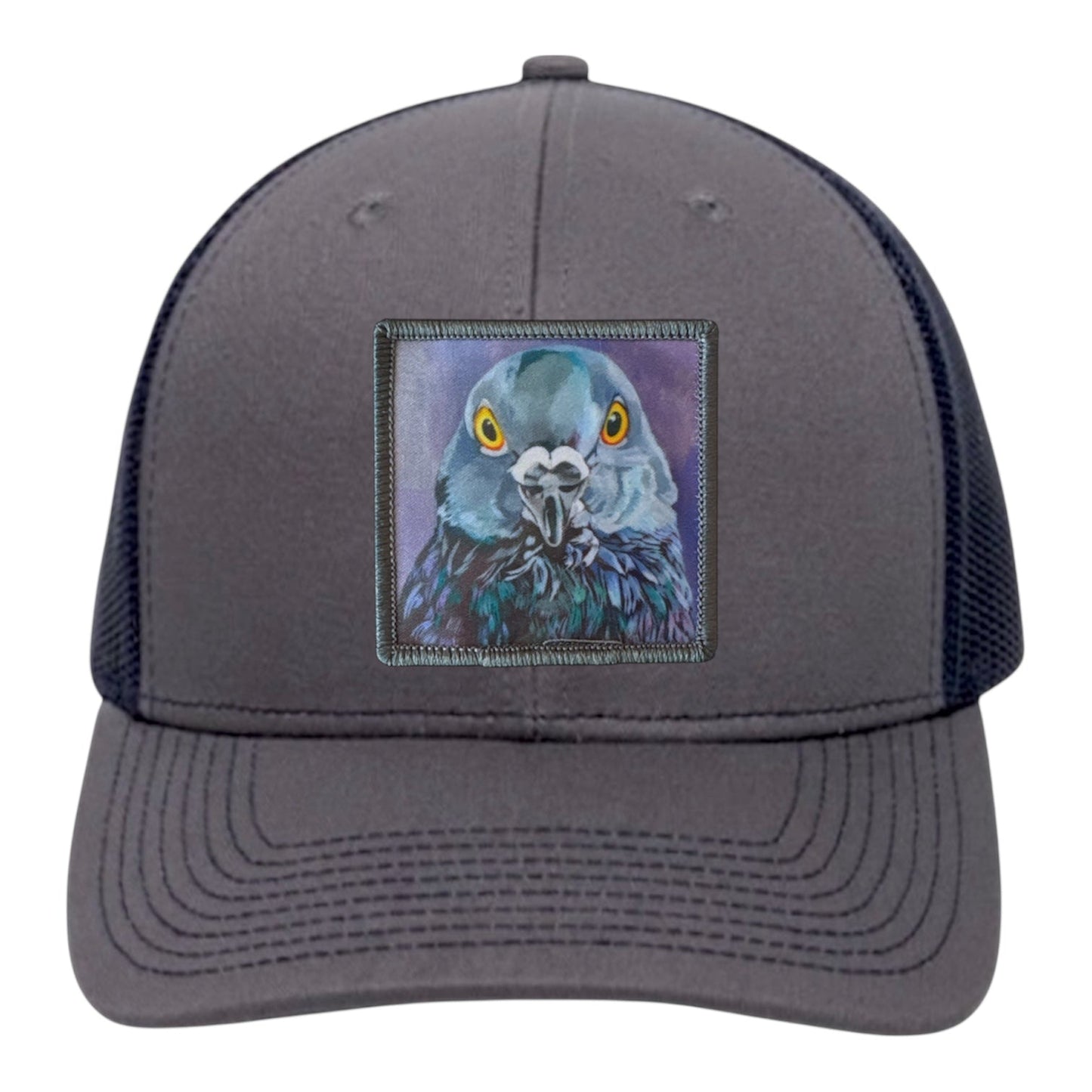 City Bird Trucker Hat Hats FlynHats Charcoal/Navy