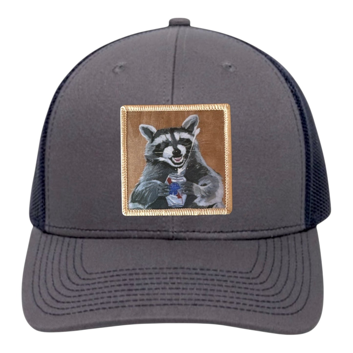 Beer Bandit Trucker Hat Hats FlynHats Charcoal/Navy
