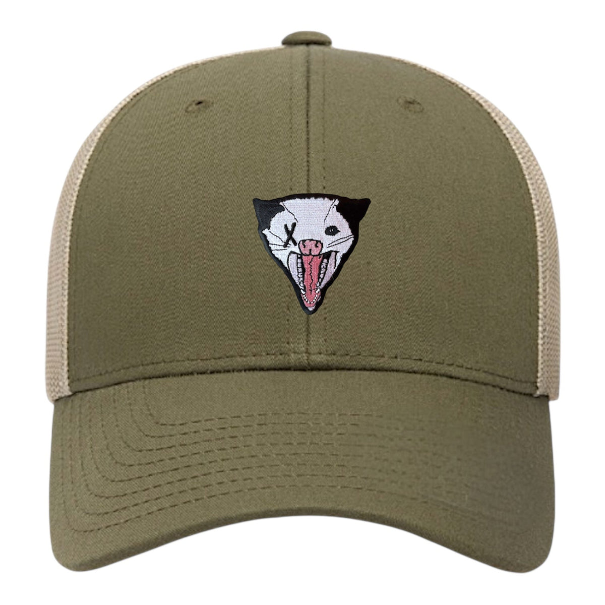 NOT DEAD YET Trucker Hat Hats FlynHats Moss-Khaki Small