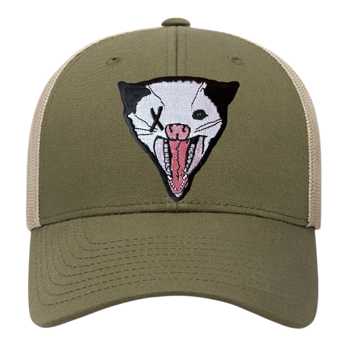 NOT DEAD YET Trucker Hat Hats FlynHats Moss-Khaki Large