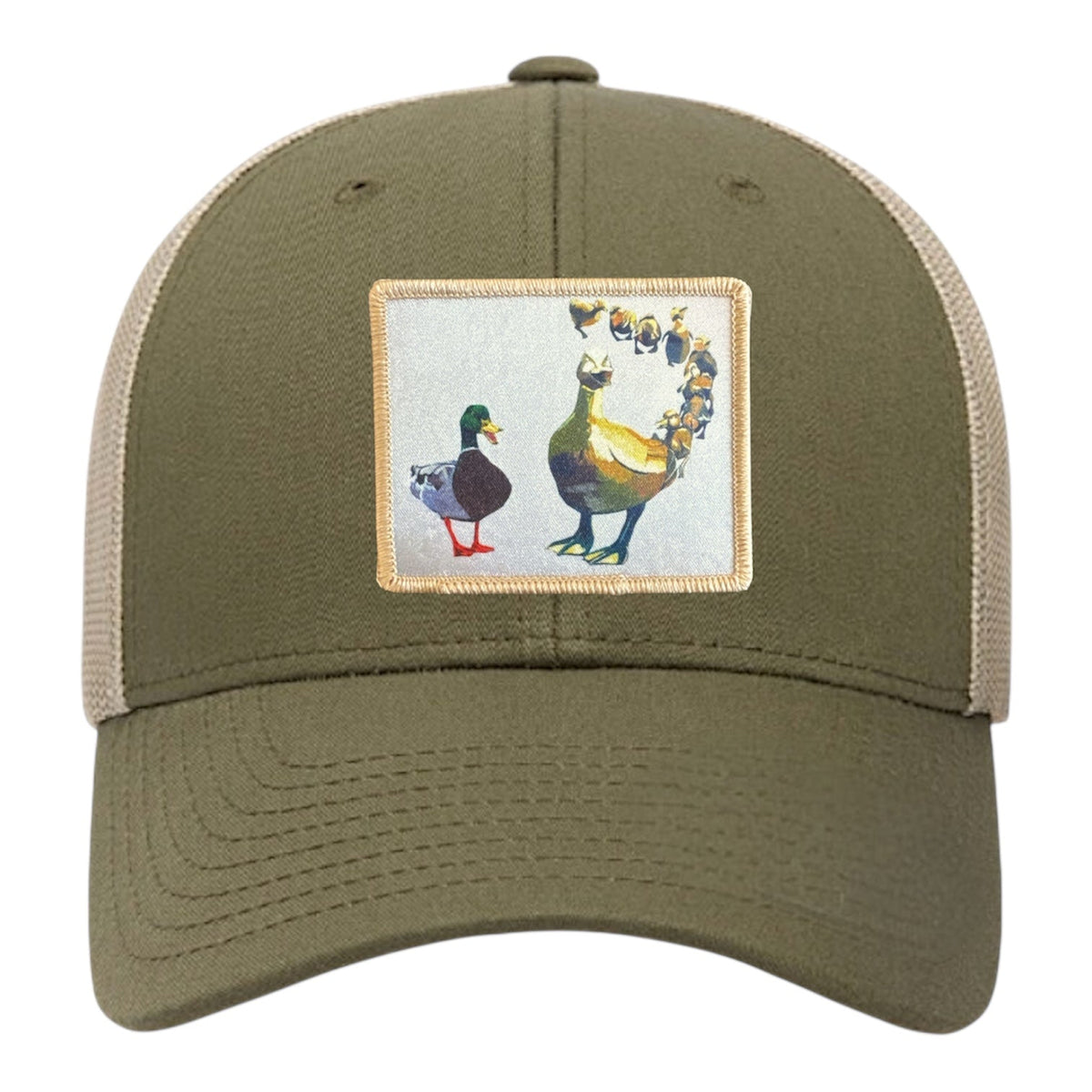 Make Way Trucker Hat Hats FlynHats Moss-Khaki