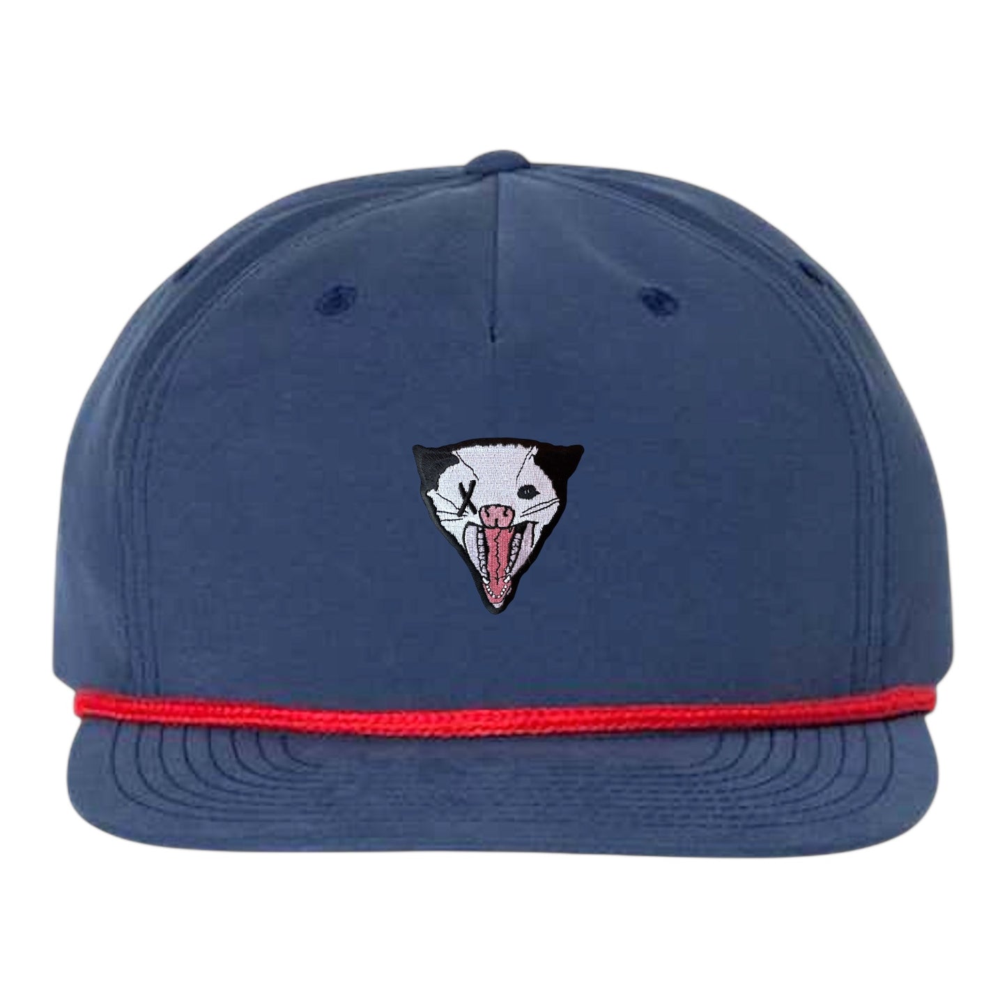 Navy/ Red Rope Cap
