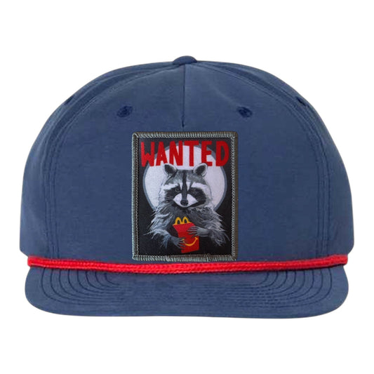 WANTED Rope Cap Hats FlynHats Navy/Red