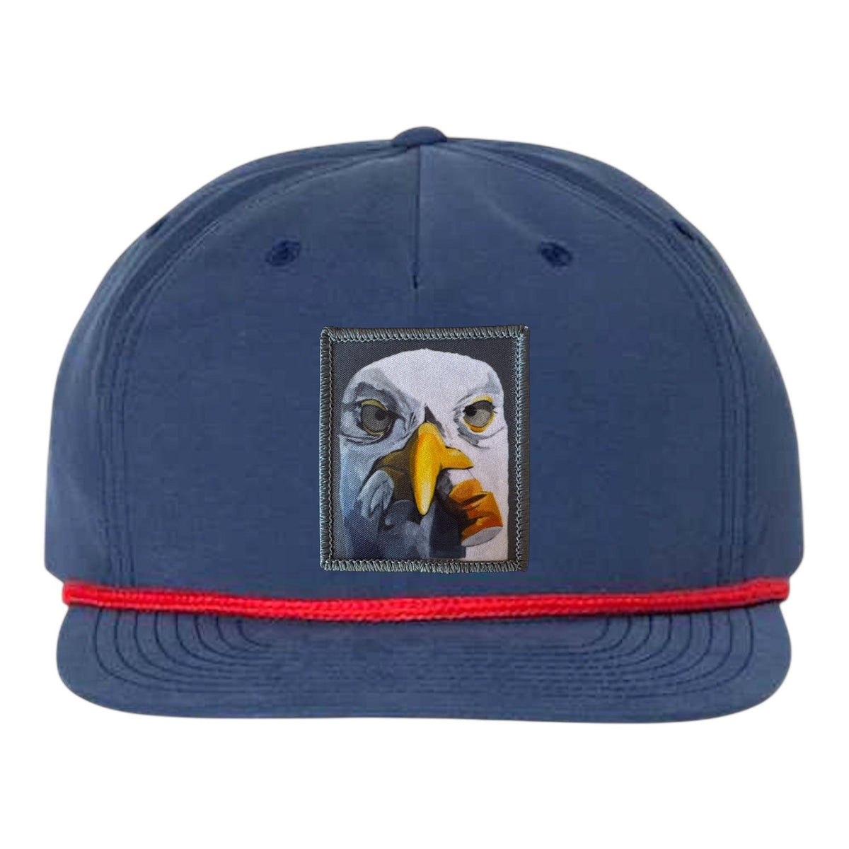 Seagull With Cig Rope Cap Hats FlynHats Navy/Red