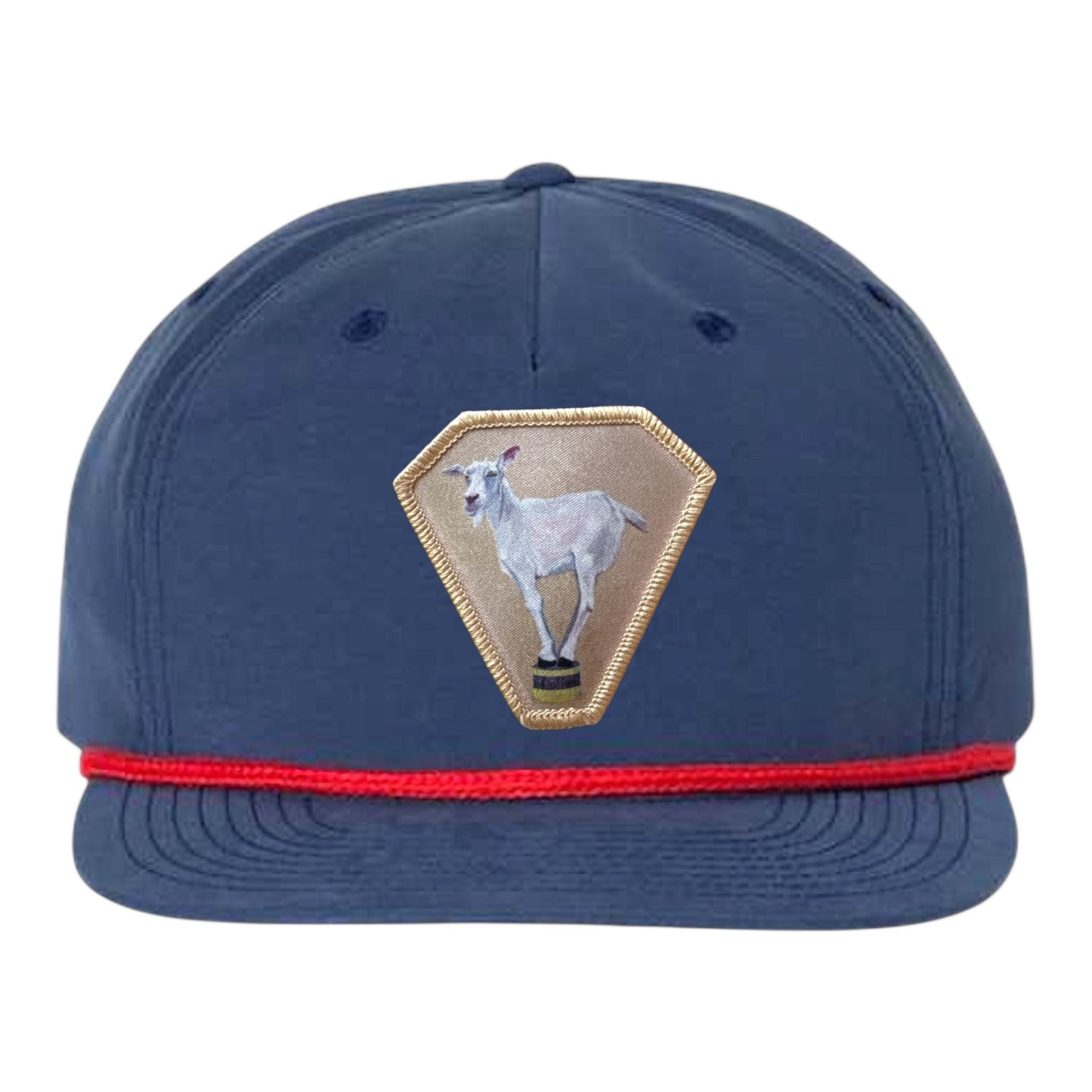 Navy/ Red Rope Cap