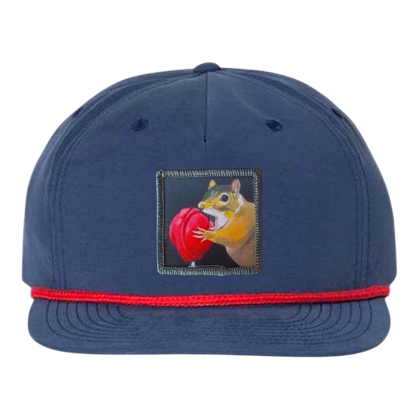 Navy/ Red Rope Cap