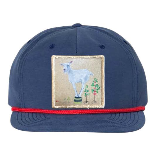 The Discoverer Rope Cap Hats FlynHats Navy/Red