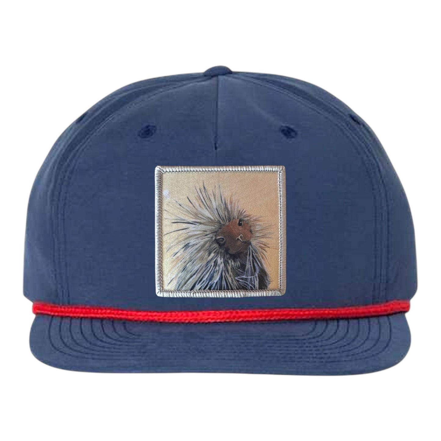 Porcupine Rope Cap Hats FlynHats Navy/Red