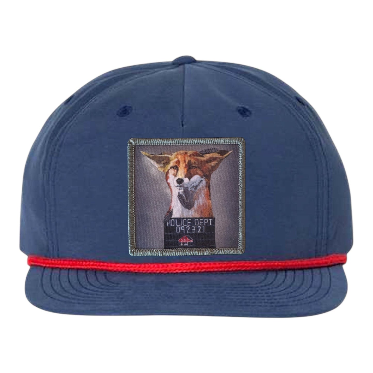 The Usual Suspects: Fox Rope Cap Hats FlynHats Navy/Red