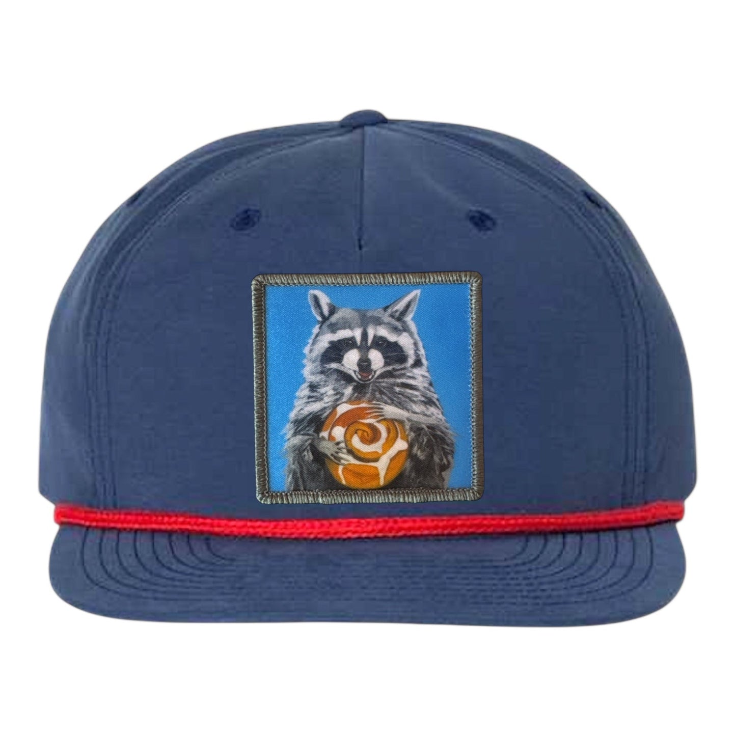 Cinnabun Bandit Rope Cap Hats FlynHats Navy/Red