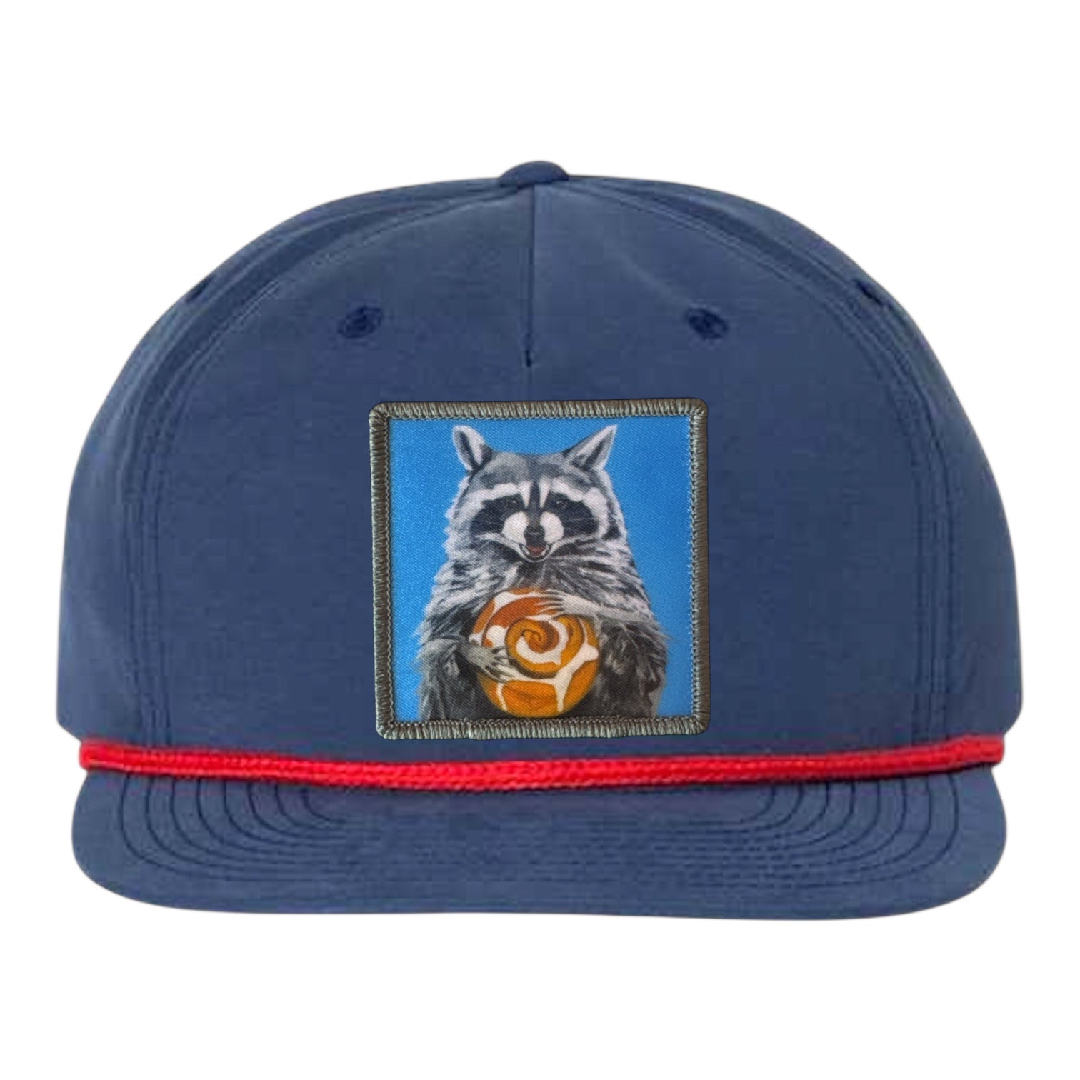 Cinnabun Bandit Rope Cap Hats FlynHats Navy/Red