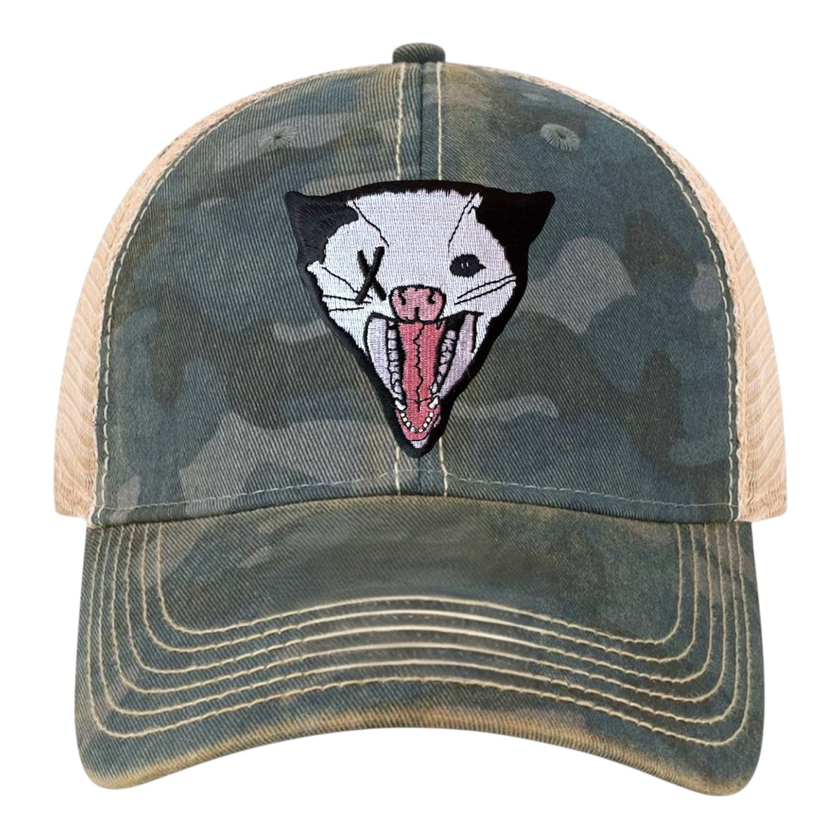 NOT DEAD YET Unstructured Hat Hats FlynHats Navy Camo Large