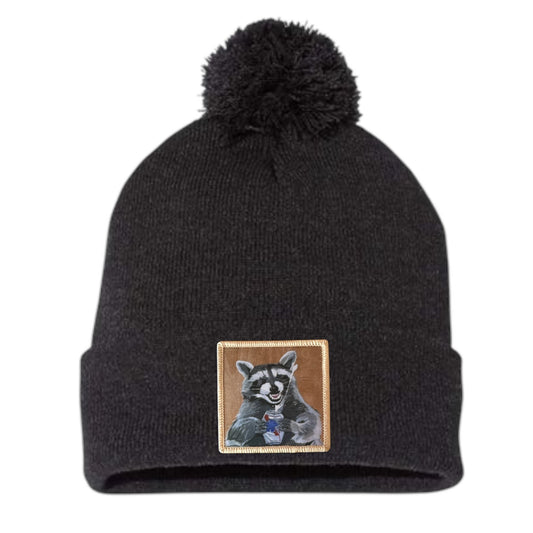 Pom Pom Beanie FLYNhats Beer Bandit