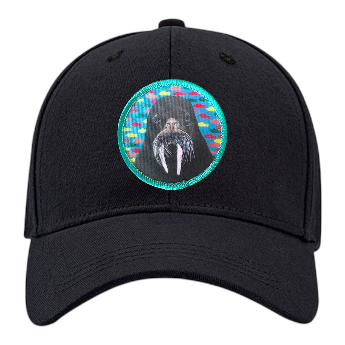 6 Panel Base Ball Cap Hats FlynHats Walrus