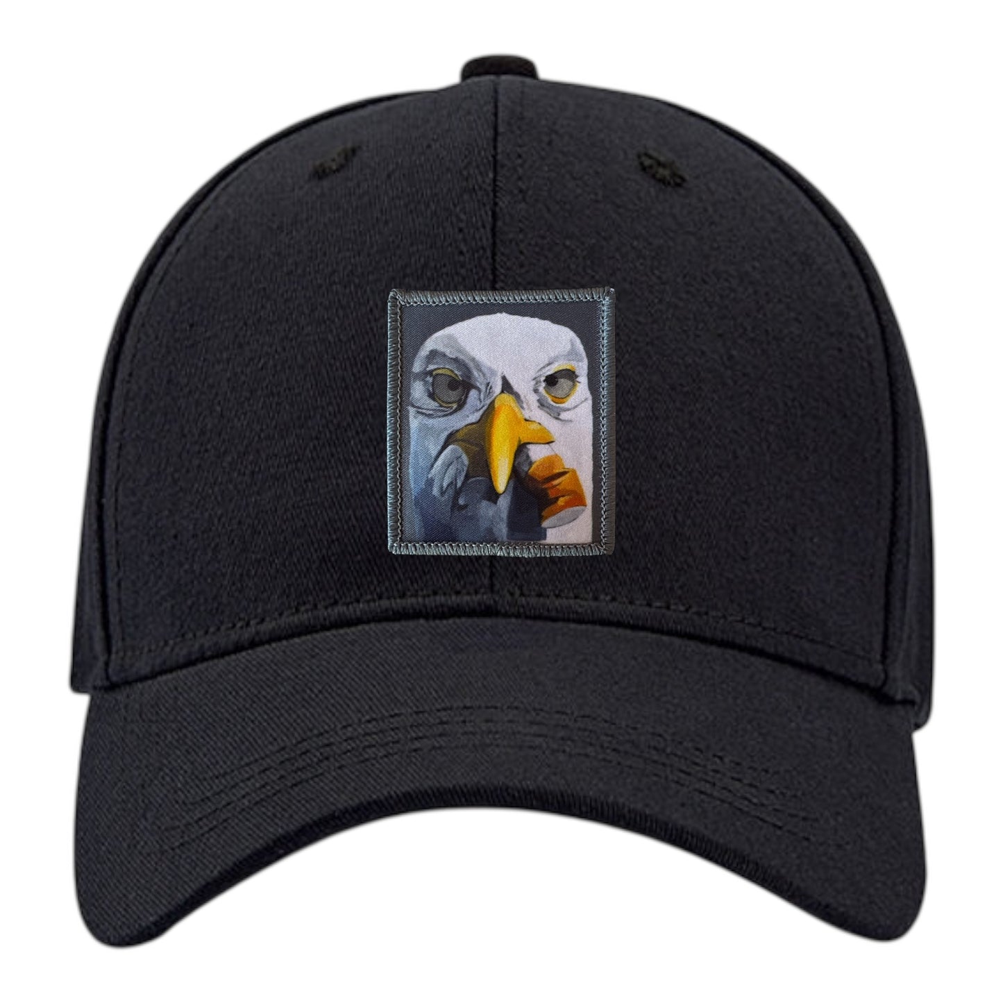 6 Panel Base Ball Cap Hats FlynHats Seagull With Cig