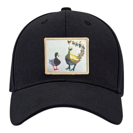 Make Way 6 Panel Baseball Cap Hats FlynHats Black