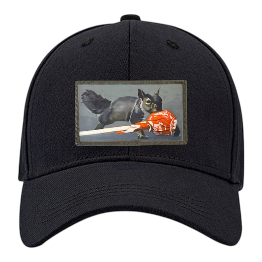 Secret Stash 6 Panel Baseball Cap Hats FlynHats Black
