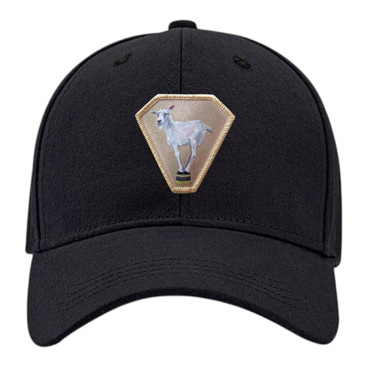 Diamond Goat 6 Panel Baseball Cap Hats FlynHats Black