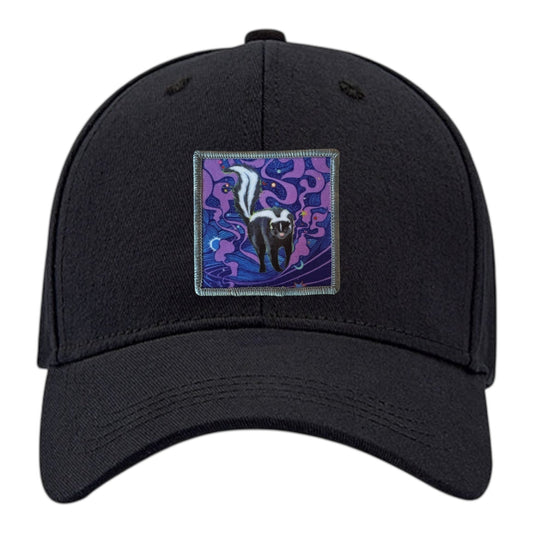 Skunky Haze 6 Panel Baseball Cap Hats FlynHats Black