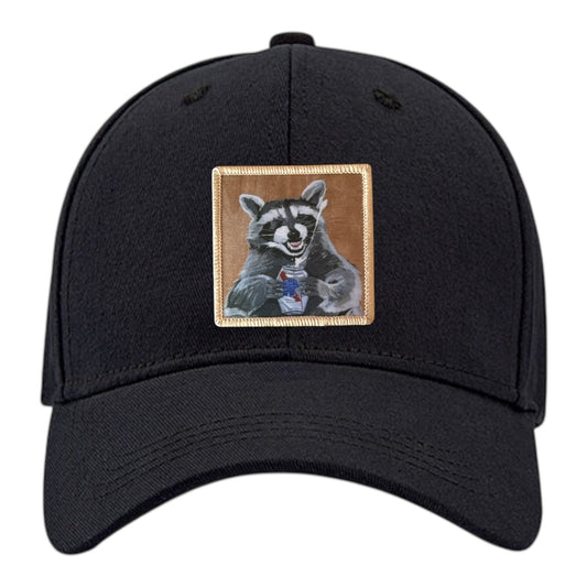Beer Bandit 6 Panel Baseball Cap Hats FlynHats Black