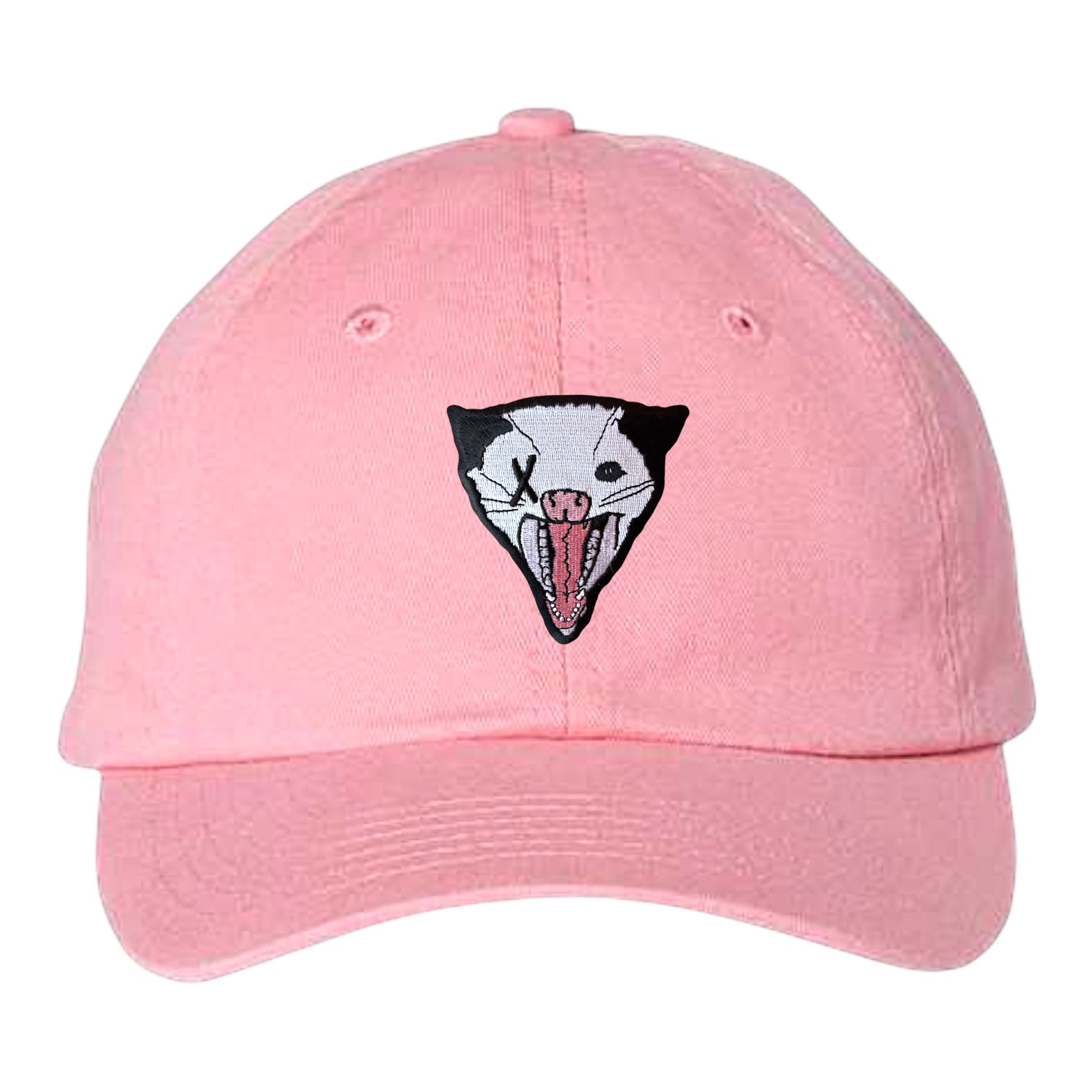 Youth Soft Pink Hat Hats FlynHats NOT DEAD YET Opossum