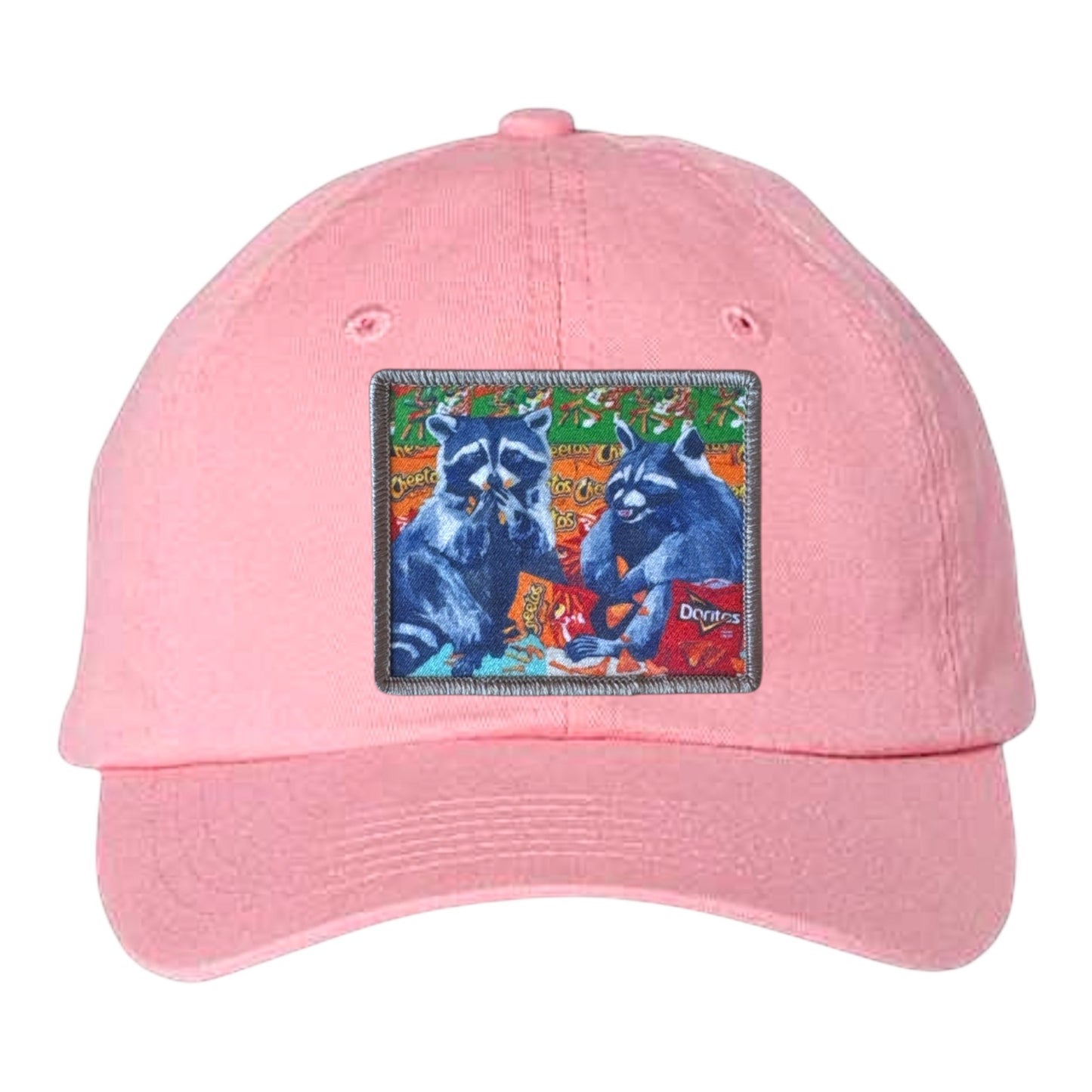 Youth Soft Pink Hat Hats FlynHats Junkfood Bandits Raccoon