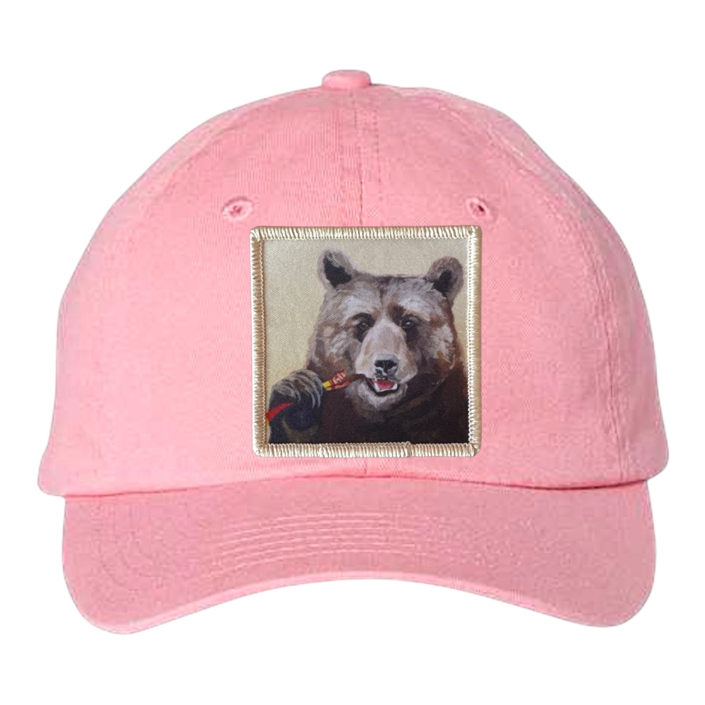 Youth Soft Pink Hat Hats FlynHats Slim Jimmy Bear