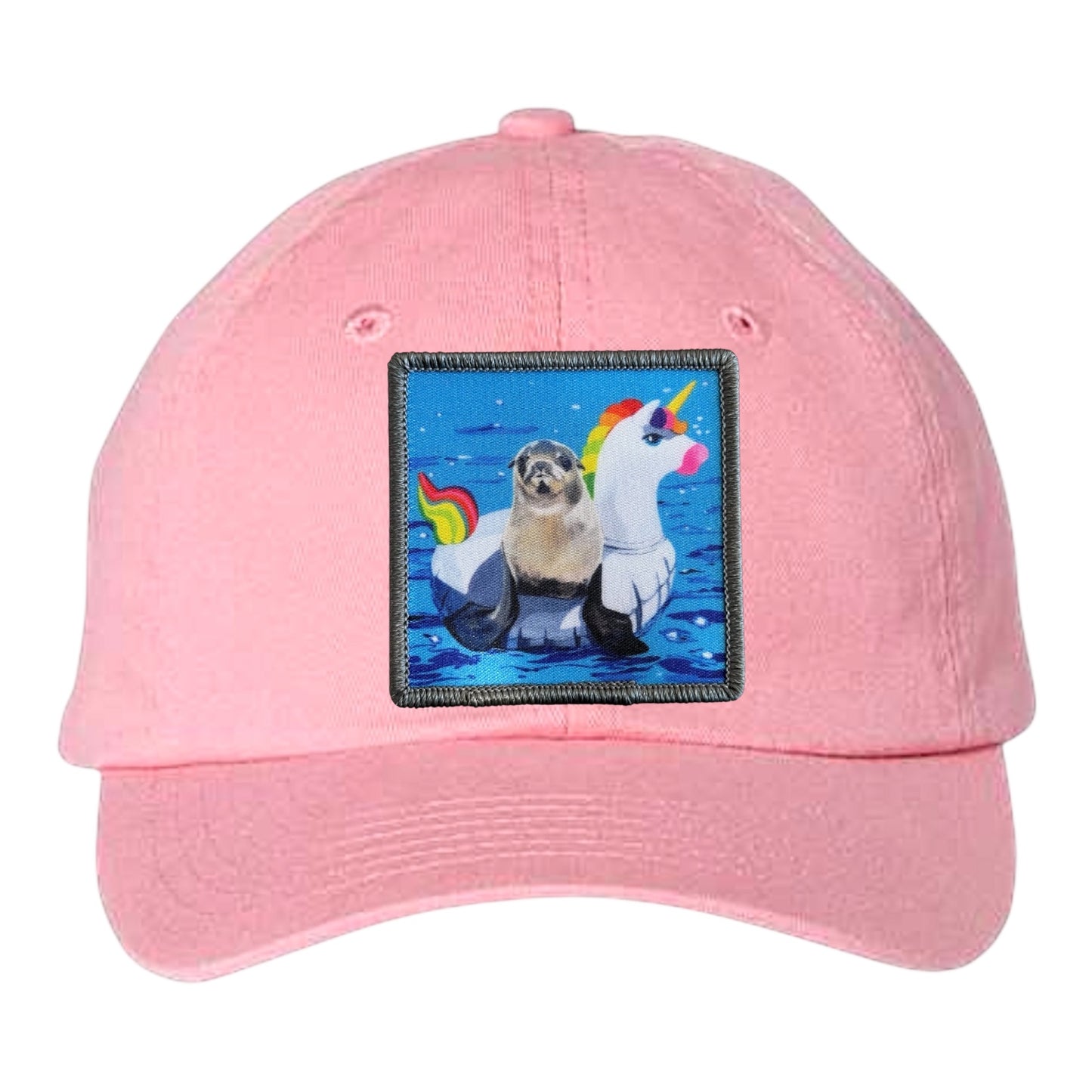 Youth Soft Pink Hat Hats FlynHats Unicorn Drifter Sea Lion