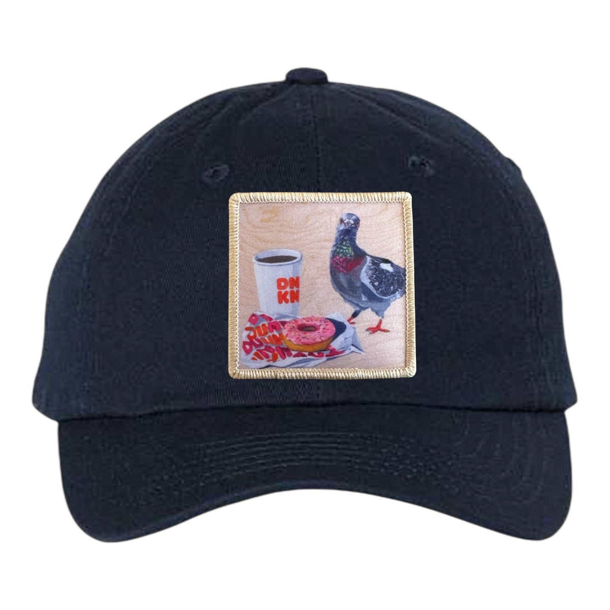 Pigeons Run on Donuts Youth Hat - Navy