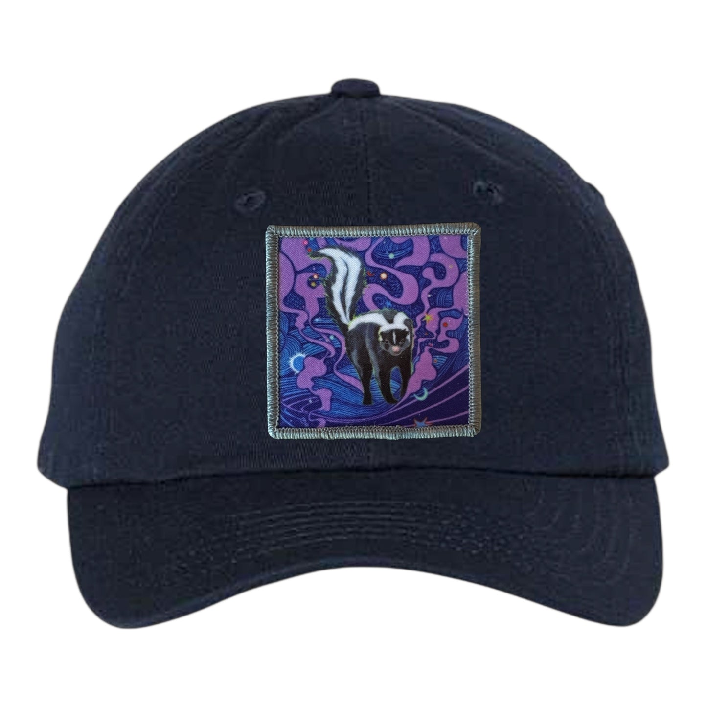 Youth Soft Navy Hat Hats FlynHats Skunky Haze