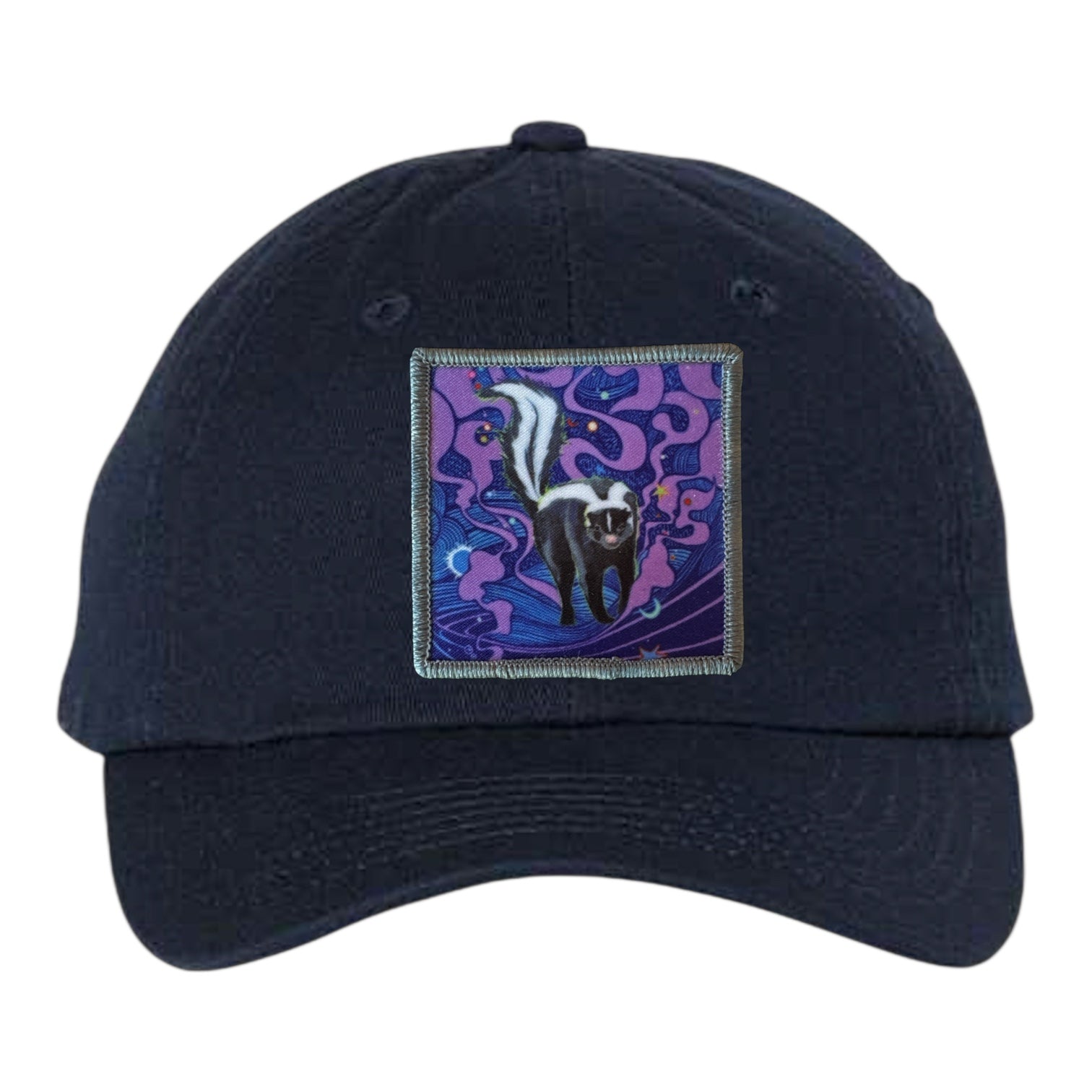 Youth Soft Navy Hat Hats FlynHats Skunky Haze