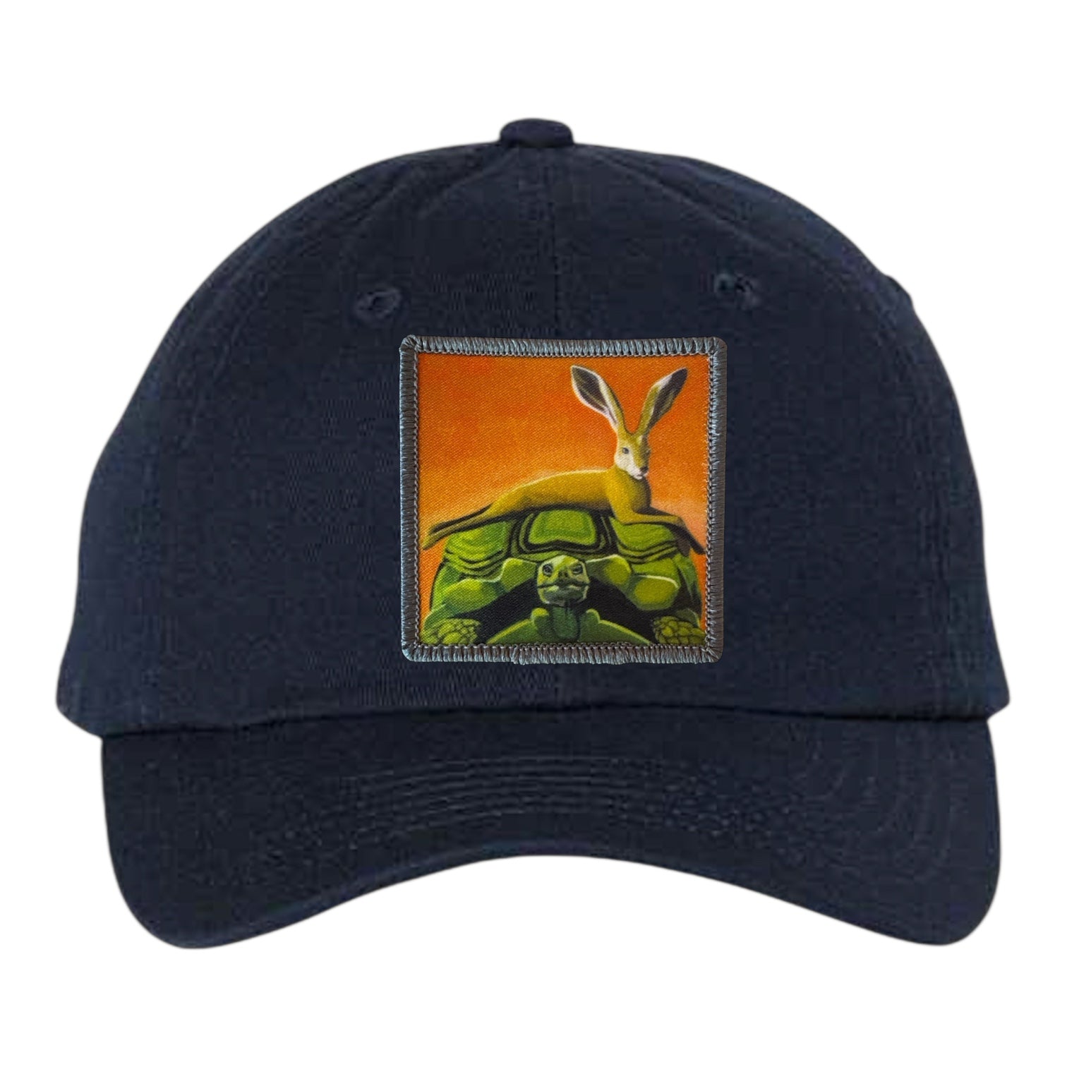 Youth Soft Navy Hat Hats FlynHats The Tortoise By A Hare