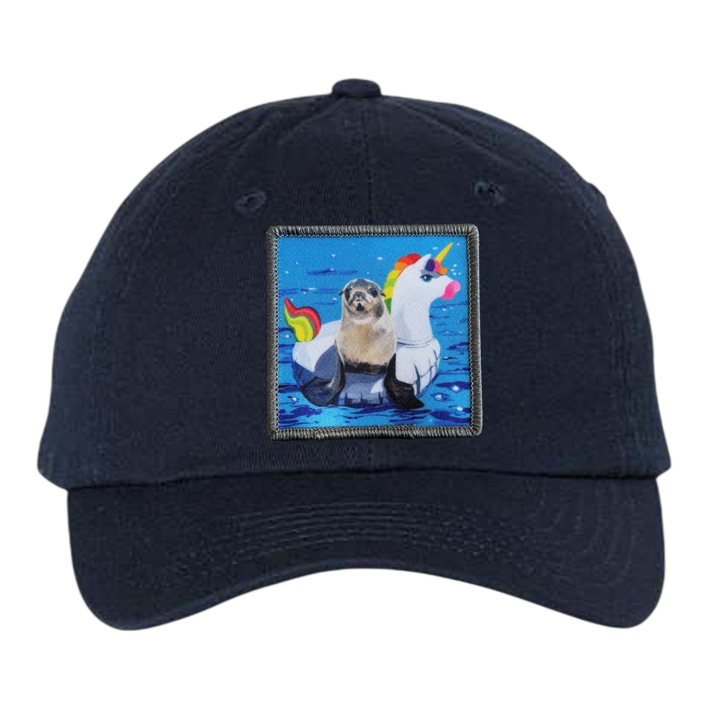 Youth Soft Navy Hat Hats FlynHats Unicorn Drifter