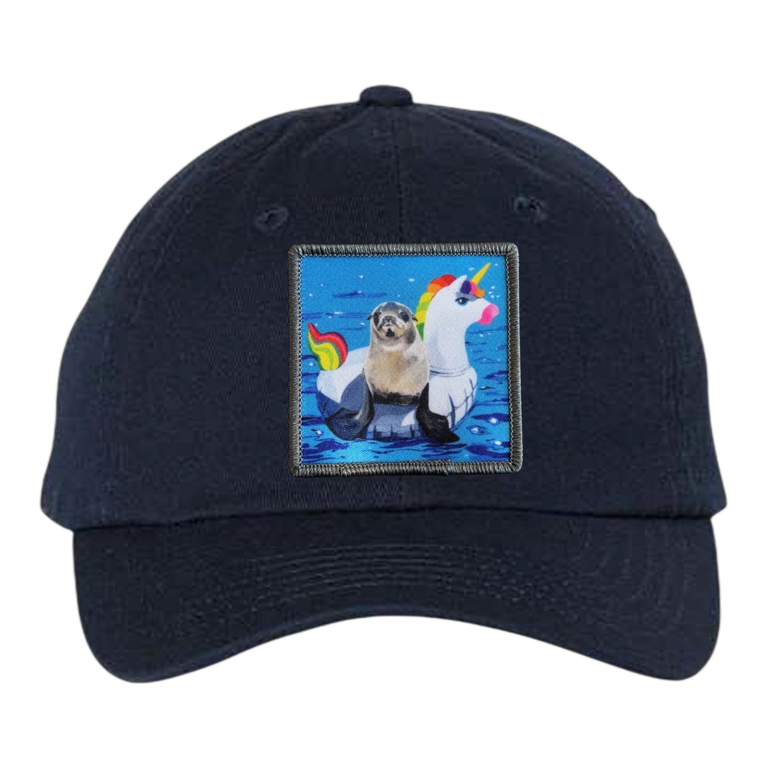 Youth Soft Navy Hat Hats FlynHats Unicorn Drifter