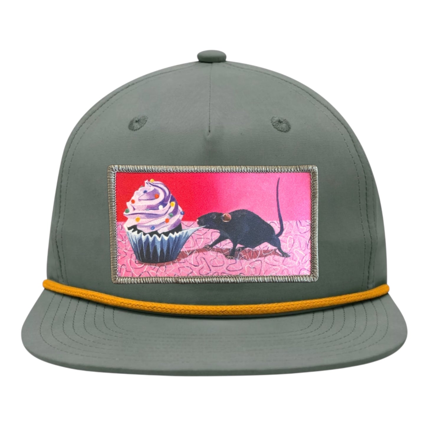 Loden/Gold Rope Cap Hats FlynHats Rats Got My Cake