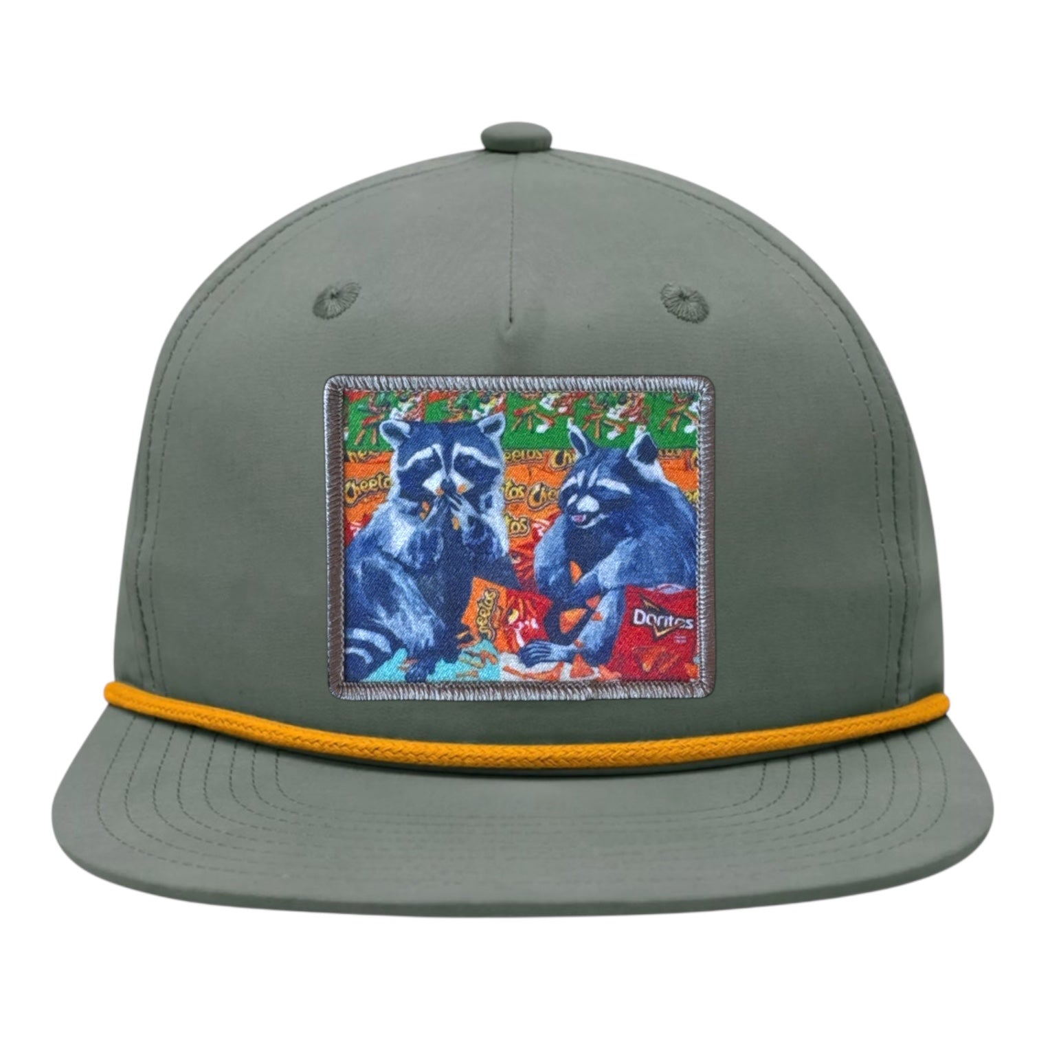 Loden/Gold Rope Cap Hats FlynHats Junkfood Bandits