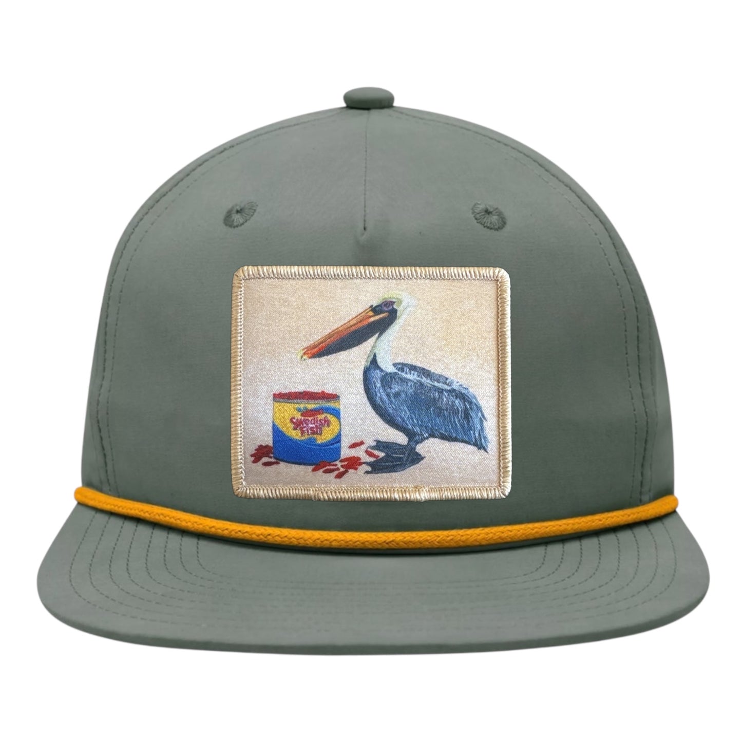 Loden/Gold Rope Cap Hats FlynHats Gone Fishin'