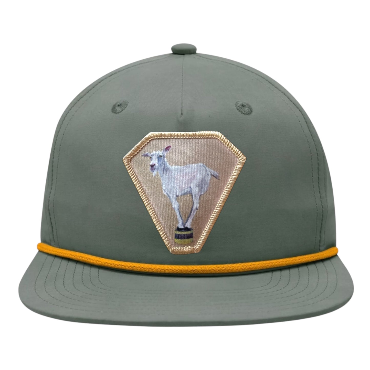 Loden/Gold Rope Cap Hats FlynHats Diamond Goat