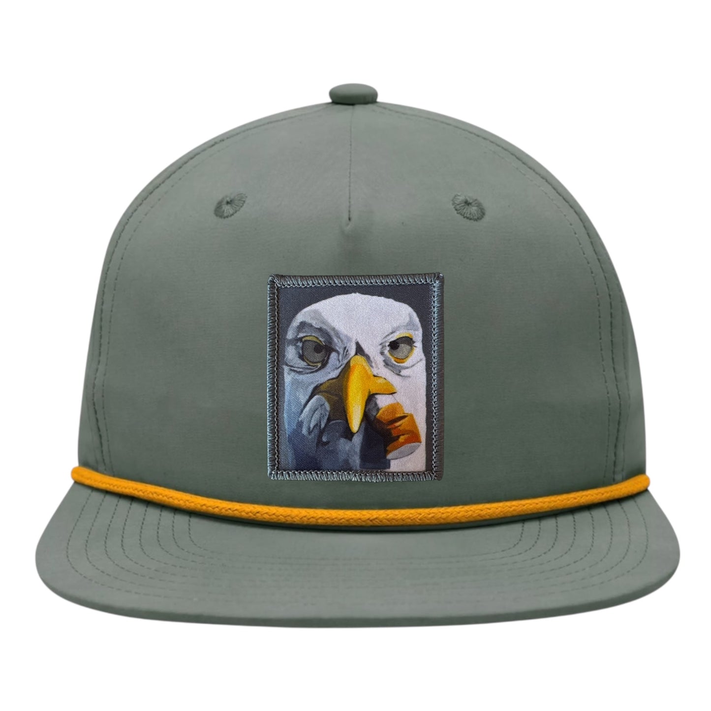 Loden/Gold Rope Cap Hats FlynHats Seagull With Cig