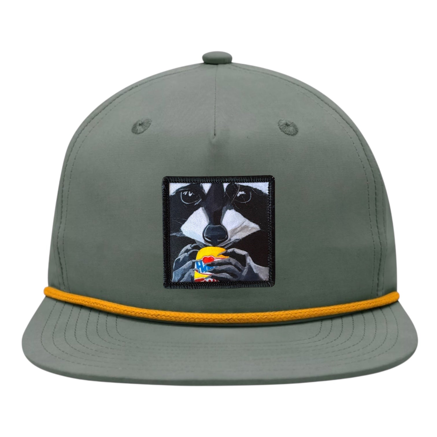 Loden/Gold Rope Cap Hats FlynHats The Snack Kid