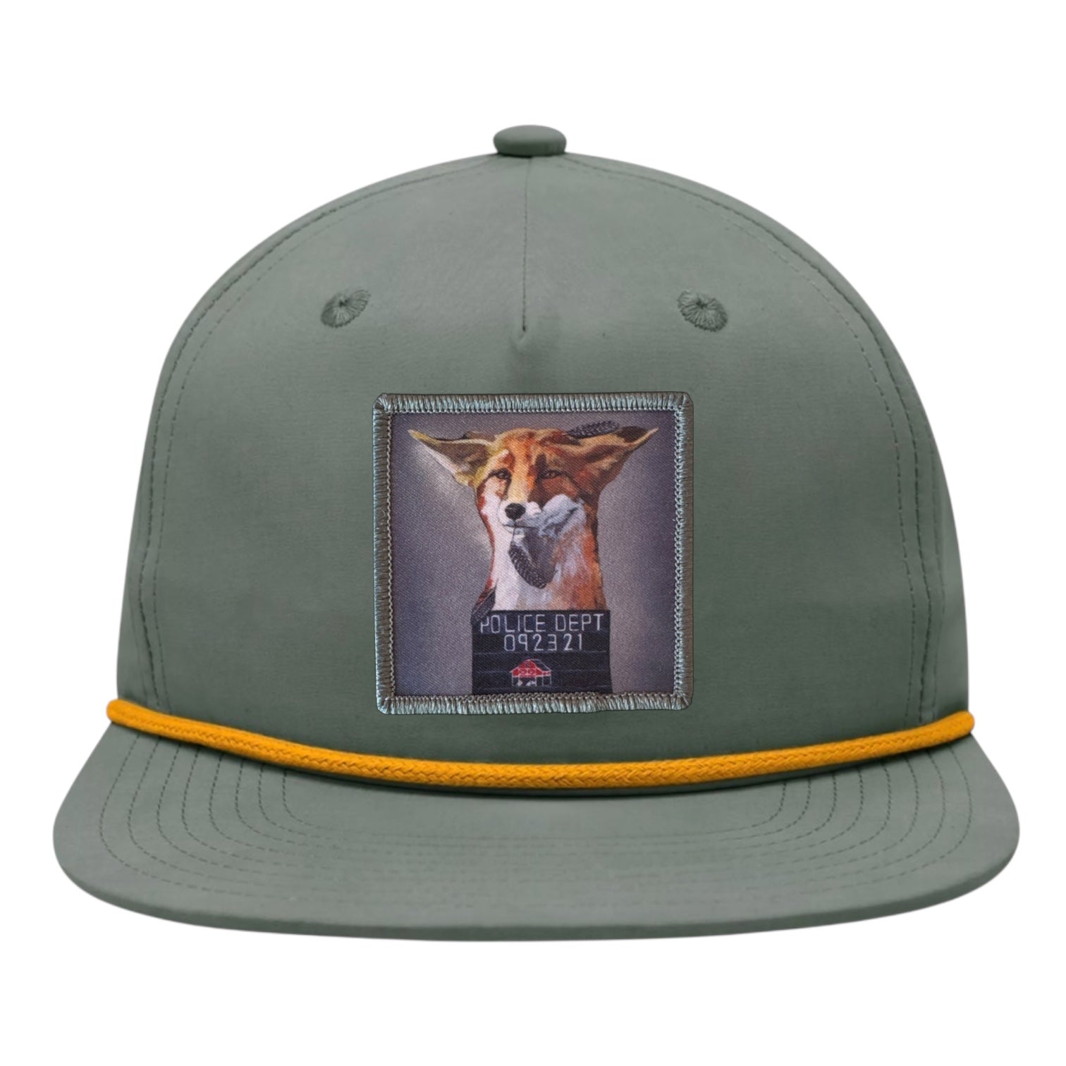 Loden/Gold Rope Cap Hats FlynHats The Usual Suspects: Fox