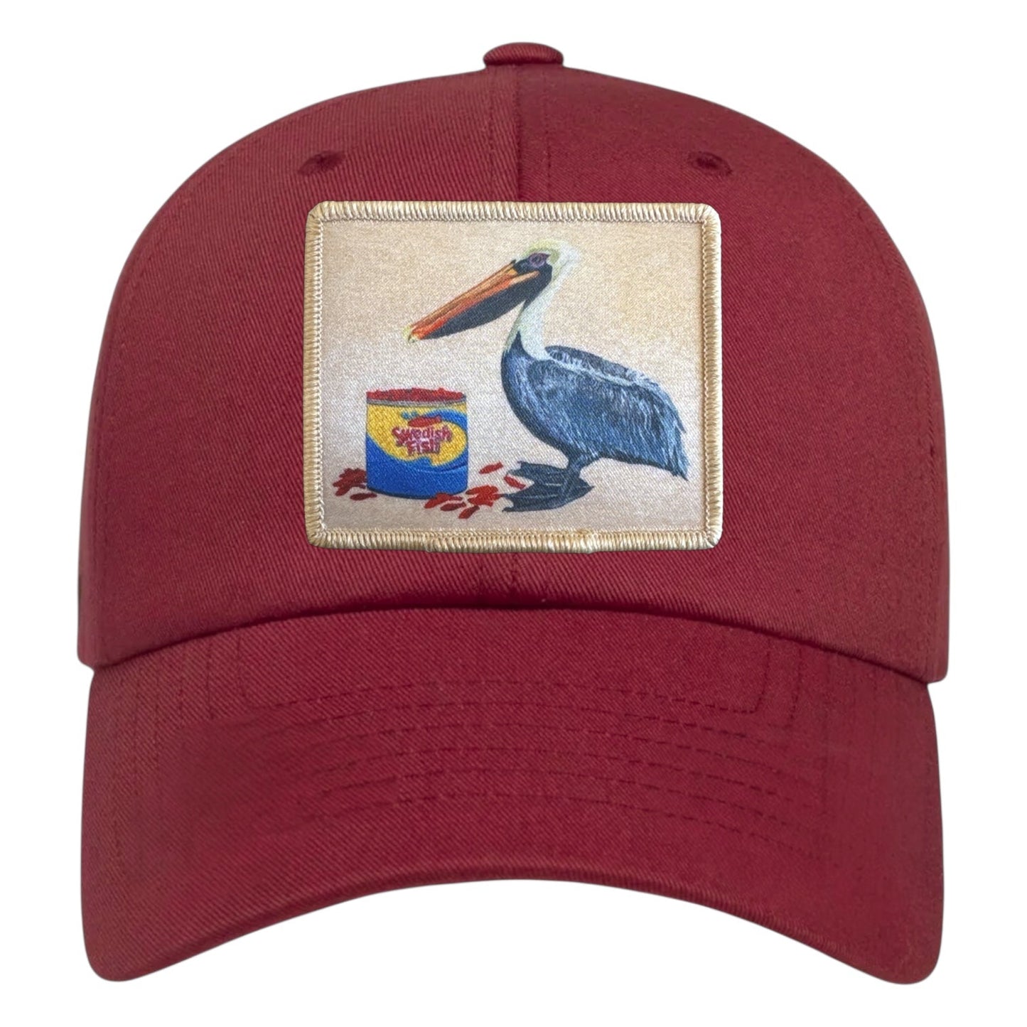 Gone Fishin' Dad Hat Hats FlynHats Eco-Washed Rose