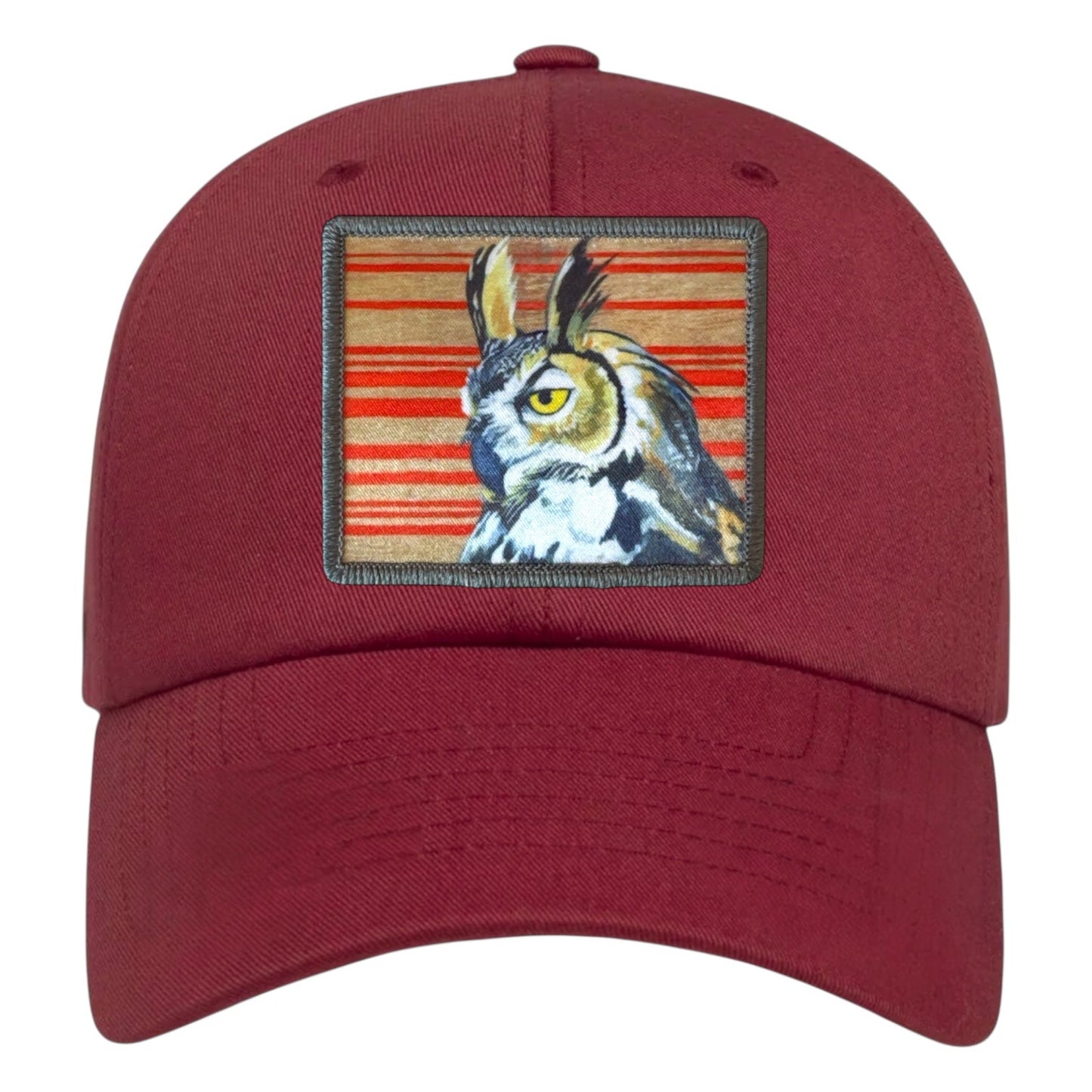 Red Gaia Dad Hat Hats FlynHats Eco-Washed Rose